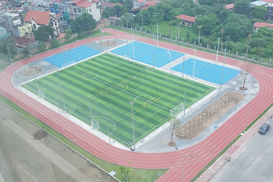 Sân bóng đá rộng tại Hải Phòng